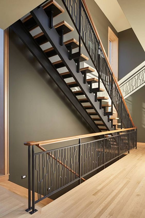 28个楼梯铁艺扶手栏杆设计案例灵感优优