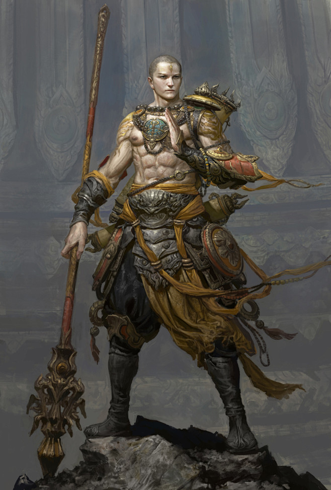 艺数绘讲师钟风华西游记系列作品大神们呀cg帮美术资源网