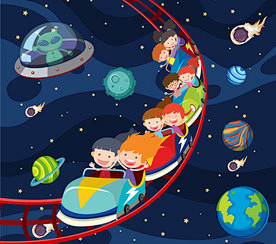 太空世界动画片图片