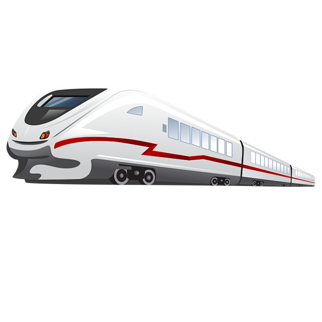 高铁火车主题png素材