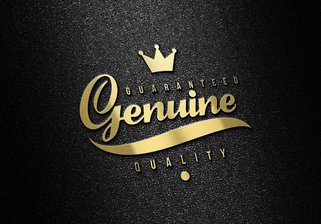 华丽烫金字母logo贴图