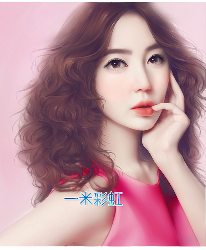 真人照片ps转手绘头像唯美梦幻q版手绘个性定制婚礼生日礼物漫画淘宝