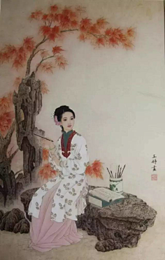 xiarilinfen采集到汪玉婷的画作