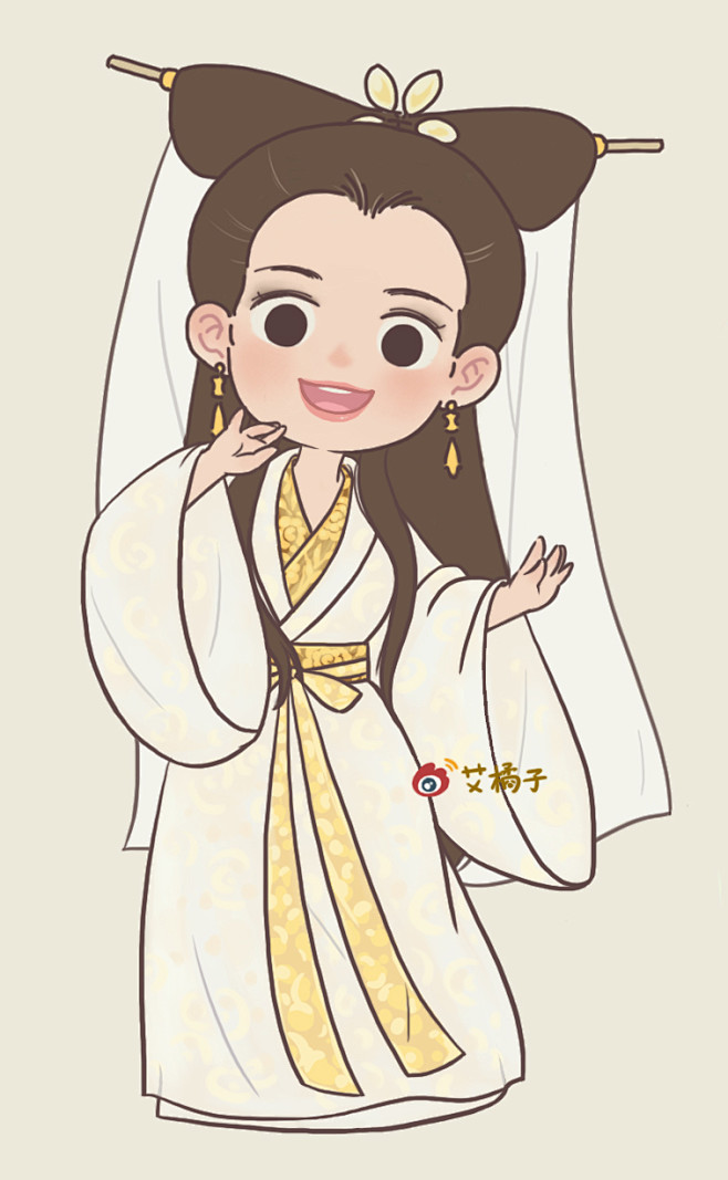 新白同人原创q版漫画 白素贞  作者新浪.