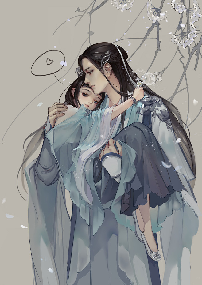 溺公主抱 精品手绘图赏析1喜欢插图3【古风类】一抹红配绿同采自wuxia