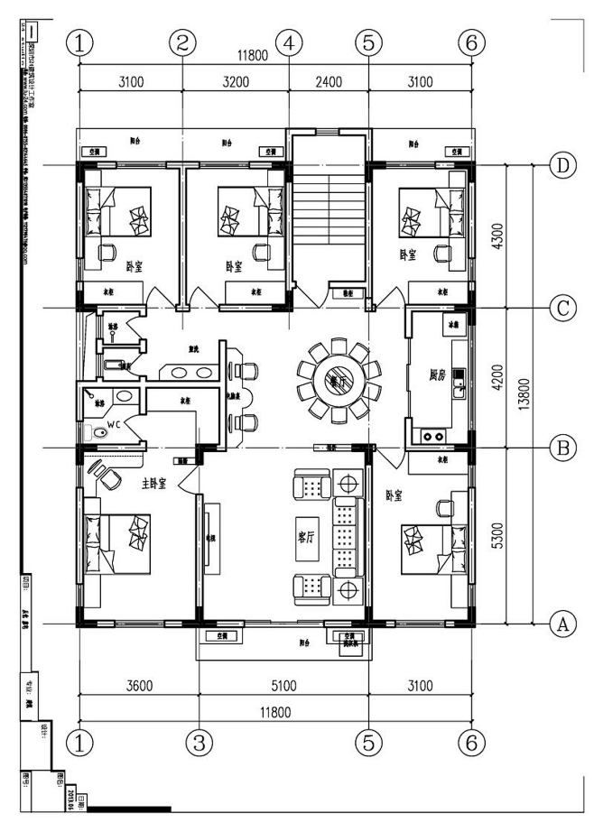 农村自建房多层出租屋12x14米168平米