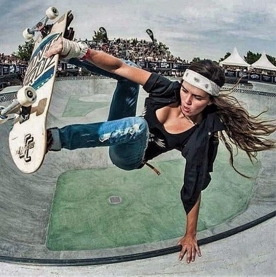 #绘画参考# 动作参考 滑板少年 