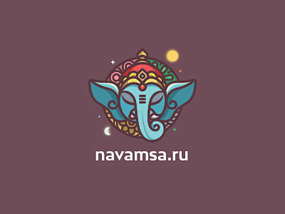 长鼻子20款大象元素logo设计