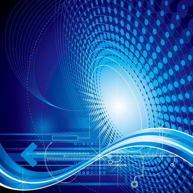 蓝色科技背景设计