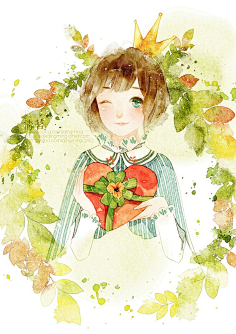 Fjiaxin采集到水彩人物