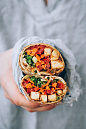Packed With Protein and Veggies, These Ginger Peanut Tofu Wraps Are a Lunchtime Win - Hello Veggie : With plant-based protein, fresh vegetables, healthy fats and whole grains, these Ginger Peanut Tofu Wraps are the perfect grab-and-go lunch.