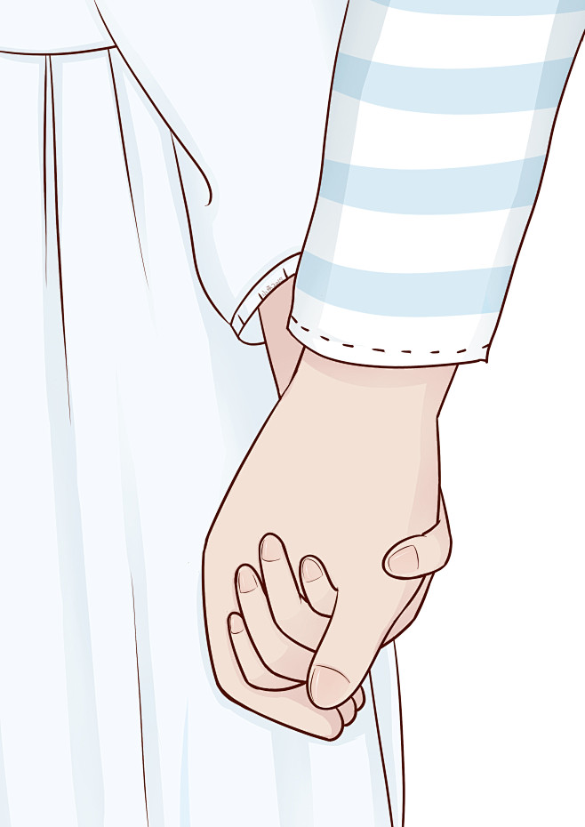 就想这样牵着你的手一直到老