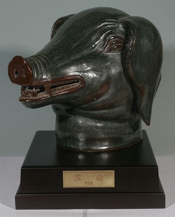 清圆明园十二生肖铜兽首12p