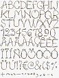 铁丝艺术字高清素材 手工制作 数字 英文字母 免抠png 设计图片 免费下载