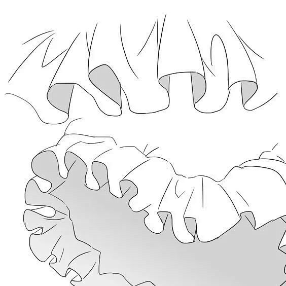 褶皱绘画布料画法布料褶皱怎么画布料怎么画裙边褶皱怎么画衣服褶皱