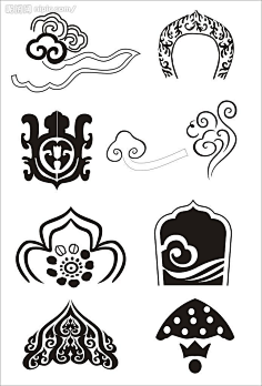 如意-花瓣网|陪你做生活的设计师 | 如意纹绣花云肩