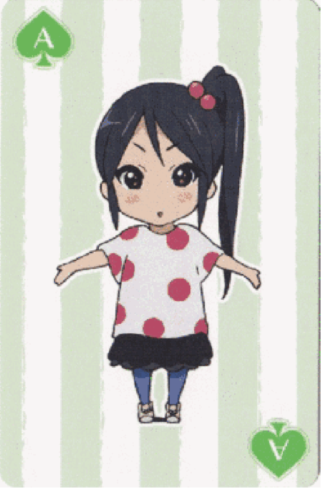 轻音少女-扑克牌-gif动图