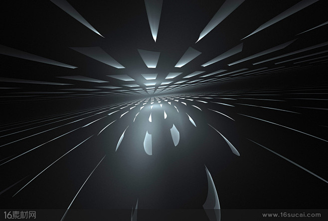 黑色立体3d立体空间背景高清图片