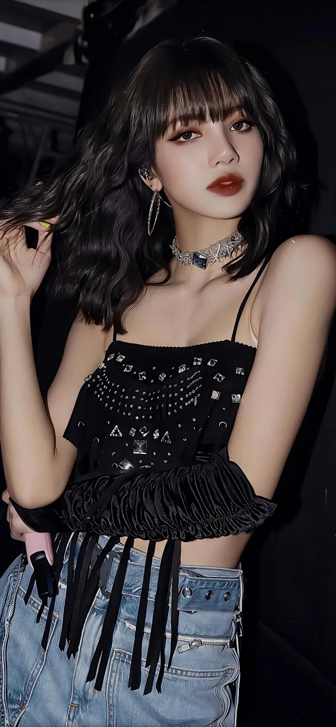 blackpinklisa头像壁纸背景图