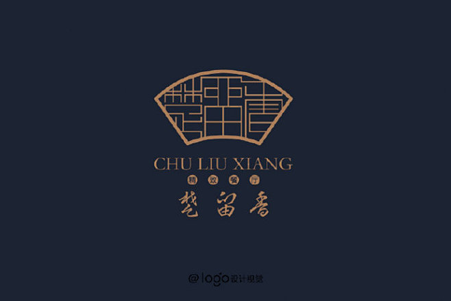 22:24:07#logo设计欣赏# 扇形logo设计小集 67676767标志土味