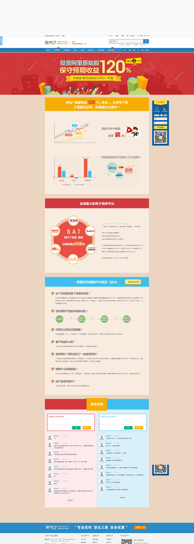 融通资本-阿里巴巴美股IPO资管计划-金融港热