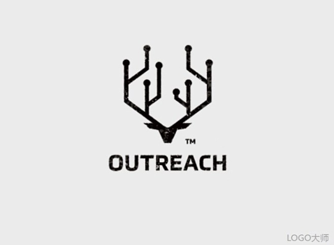 logo精选一组以鹿为元素的logo设计67676767