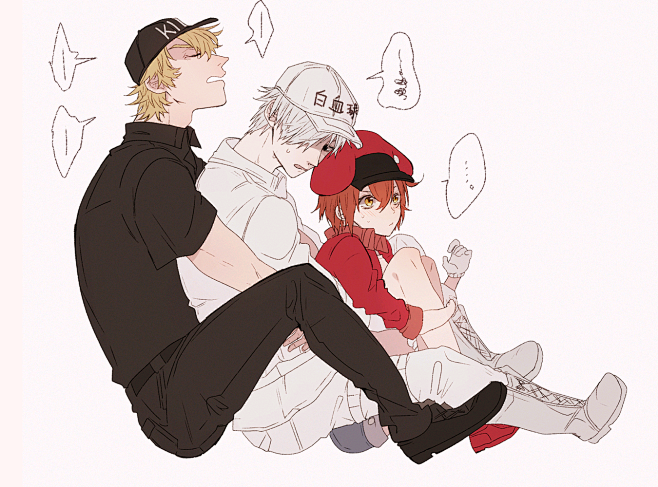 工作细胞  杀手t细胞  白血球  红血.