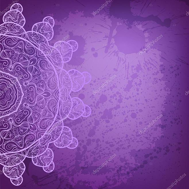 美丽的淡紫色 紫色花纹抽象背景