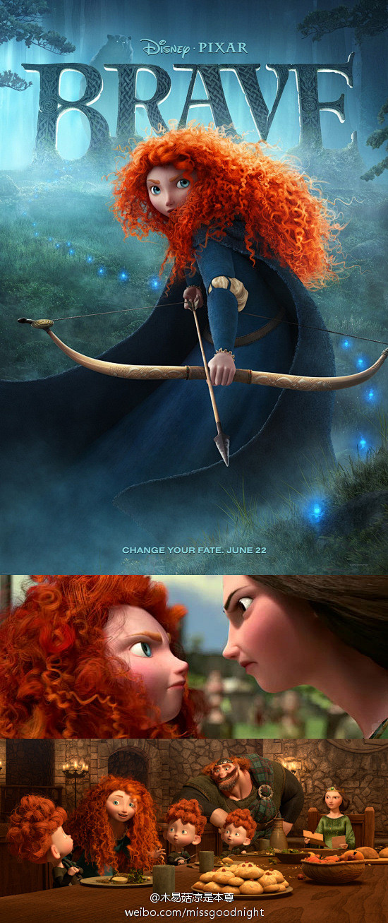 皮克斯新作brave2012622上映
