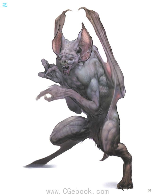 baidu.com 蝙蝠怪站起来了_怪物原设 image.baidu.com