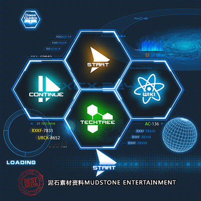 科幻未来科技风格太空ui界面塔防地图图标手游游戏素材特效sy13淘宝网