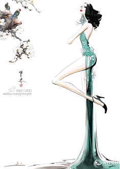 THE-BEES采集到素描/速写 and 服装线稿