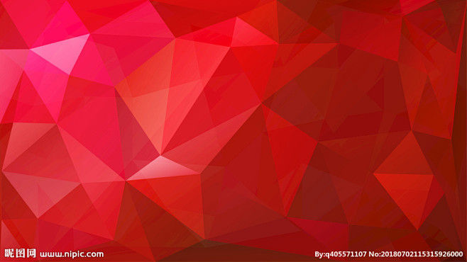 红色立体菱形背景