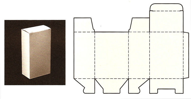 管式折叠纸盒基本构成图片