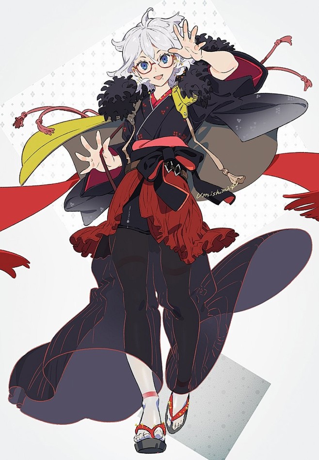 清新与华丽的画风并存日本绘师海岛千本作品赏138p