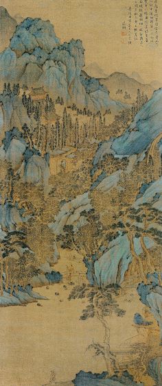 云集景附采集到E平面-水墨山水/工笔花鸟