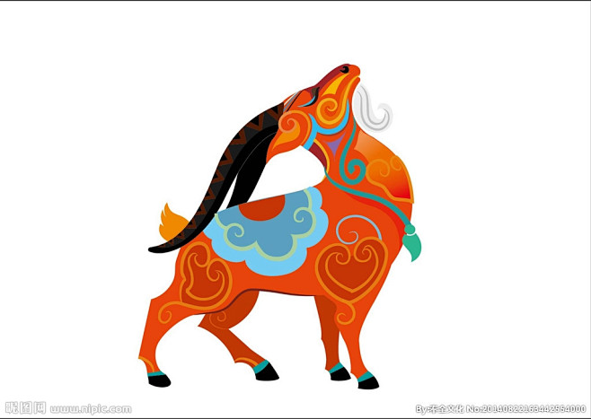 吉祥纹样十羊献瑞