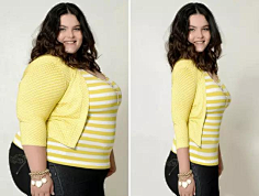 胖子瘦下来对比照片图片