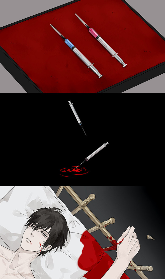 《杀戮秀》 半年前画的，本来-蛋窝粥