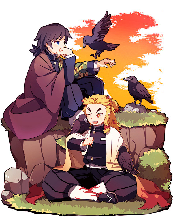 鬼灭之刃  富冈义勇  炼狱杏寿郎  p.