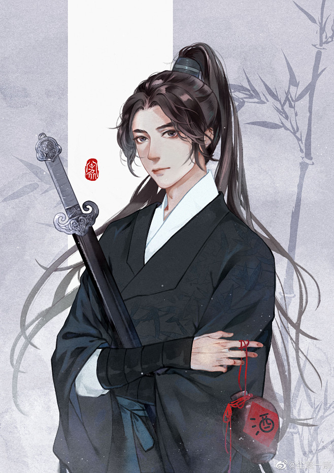 高马尾古风小哥哥