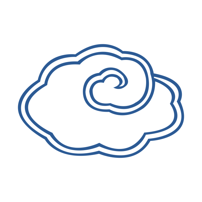 中国古风传统纹样祥云海浪免抠透明图案ai矢量64