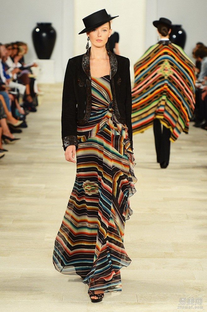t台超模示范条纹服饰穿搭法则11图