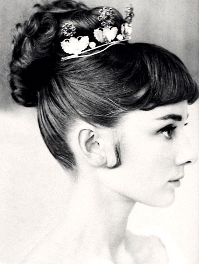 奥黛丽赫本audreyhepburn赫本侧脸摄影公主造型