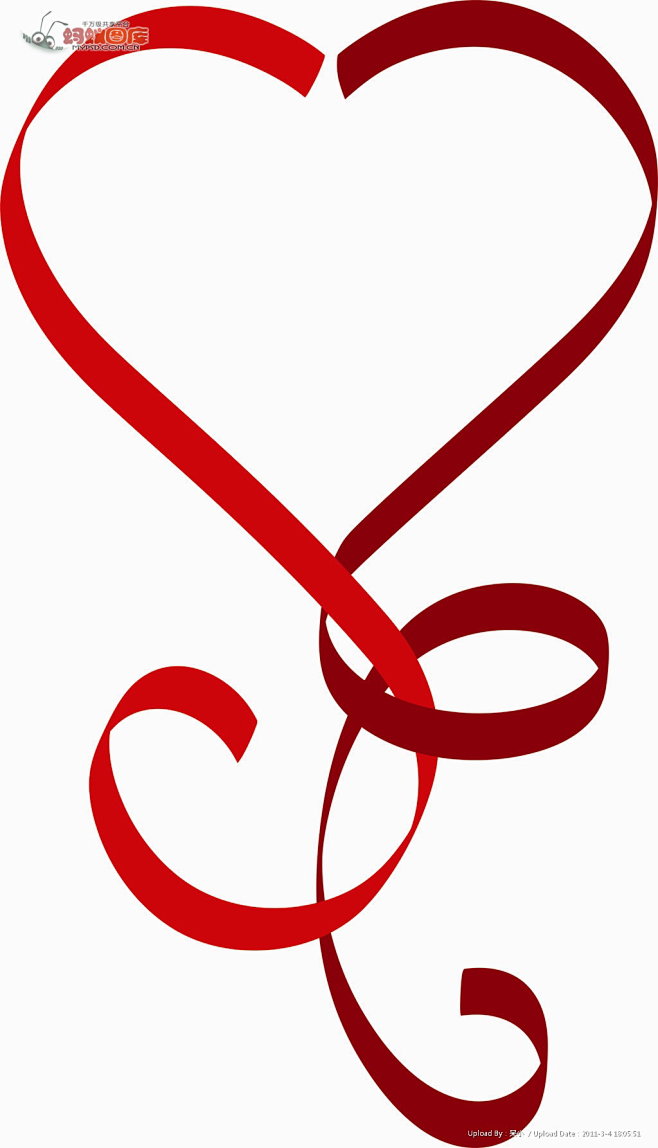 爱心花边图片素材