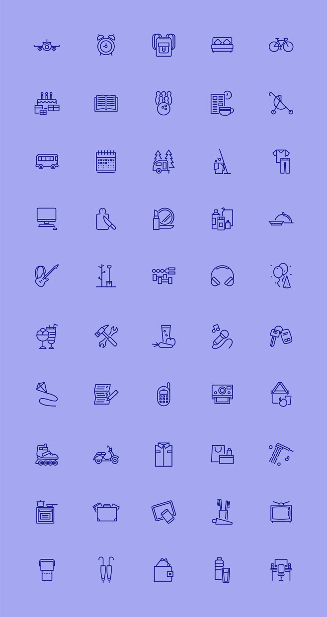 生活方式元素图标ui设计矢量素材图标设计ui设计icon图标