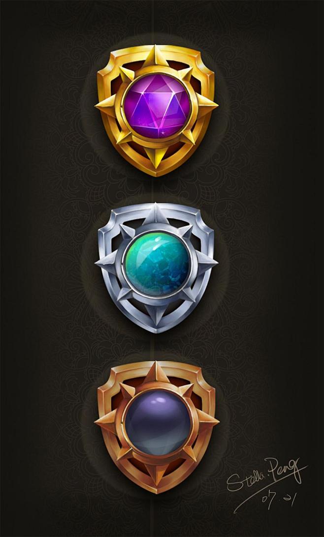 ui游戏徽章ui游戏设计