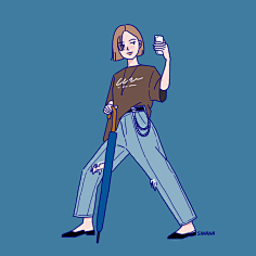 Twinsvicky采集到美美插画