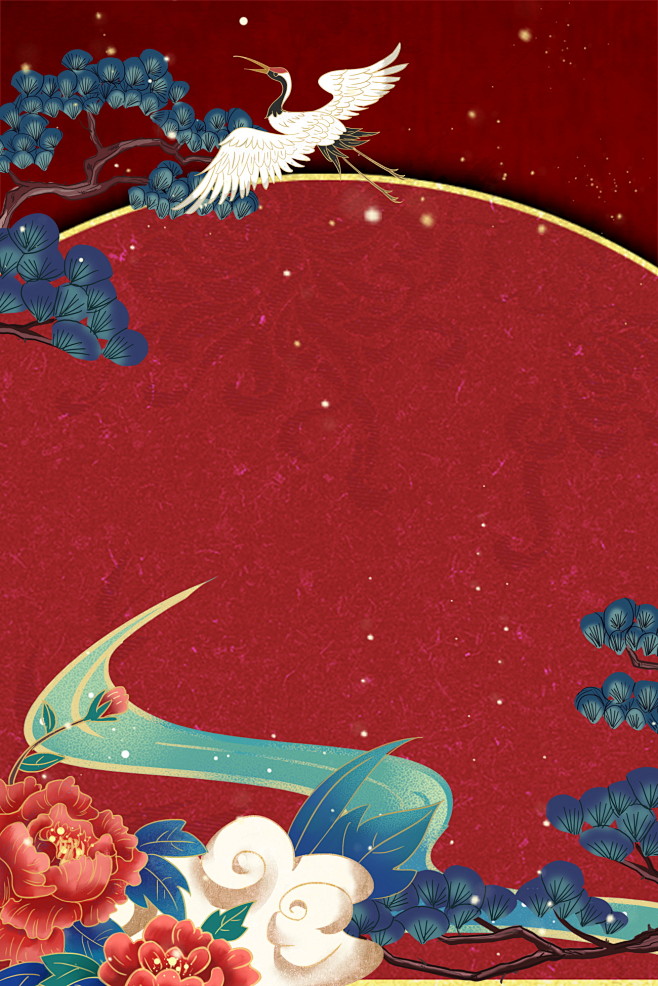 中国风国潮背景