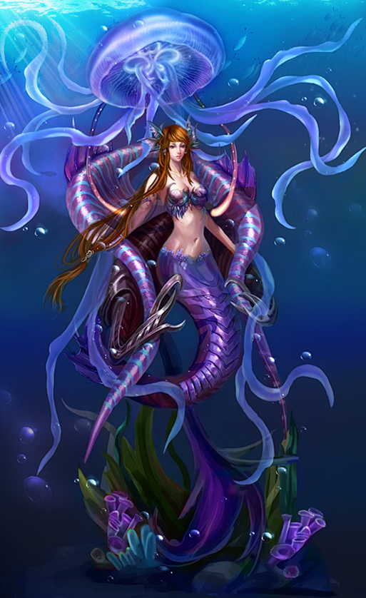 美人鱼龙女动漫卡通另类唯美